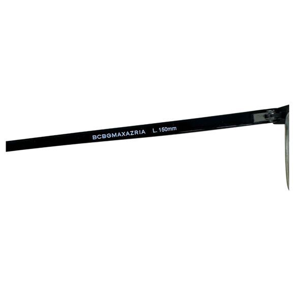 BCBG Maxazria Orion Oli Green Half Frame Metal Eyeglasses Glasses - Needs Lenses - Picture 6 of 7